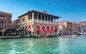 Rialto Fish market in Venice, Italy