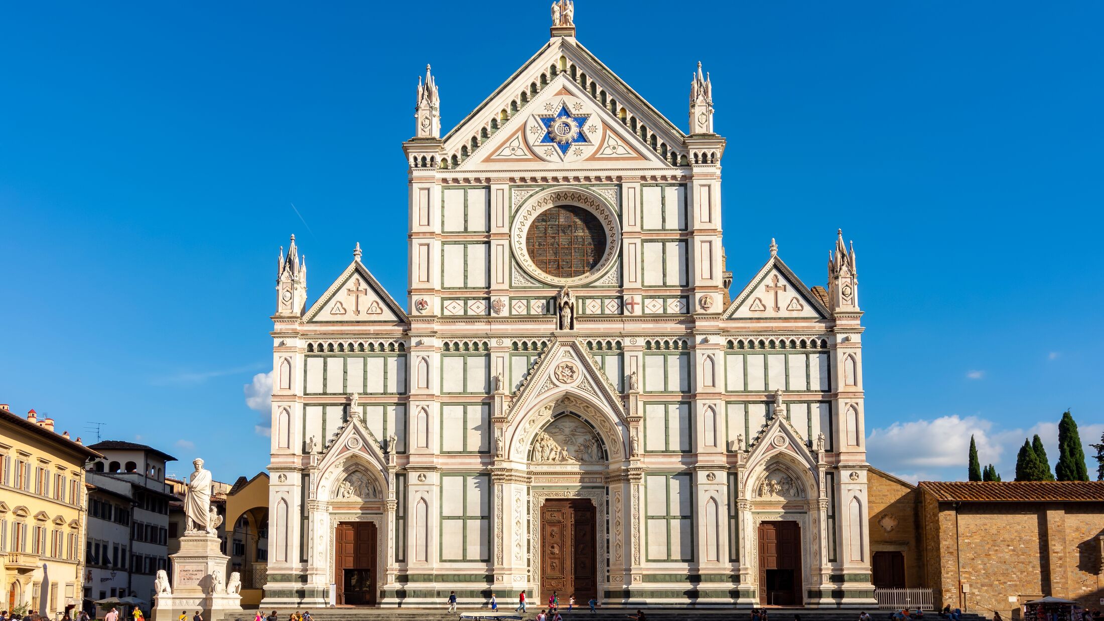 Basilica of the Holy Cross (Santa Croce) in Florence, Italy