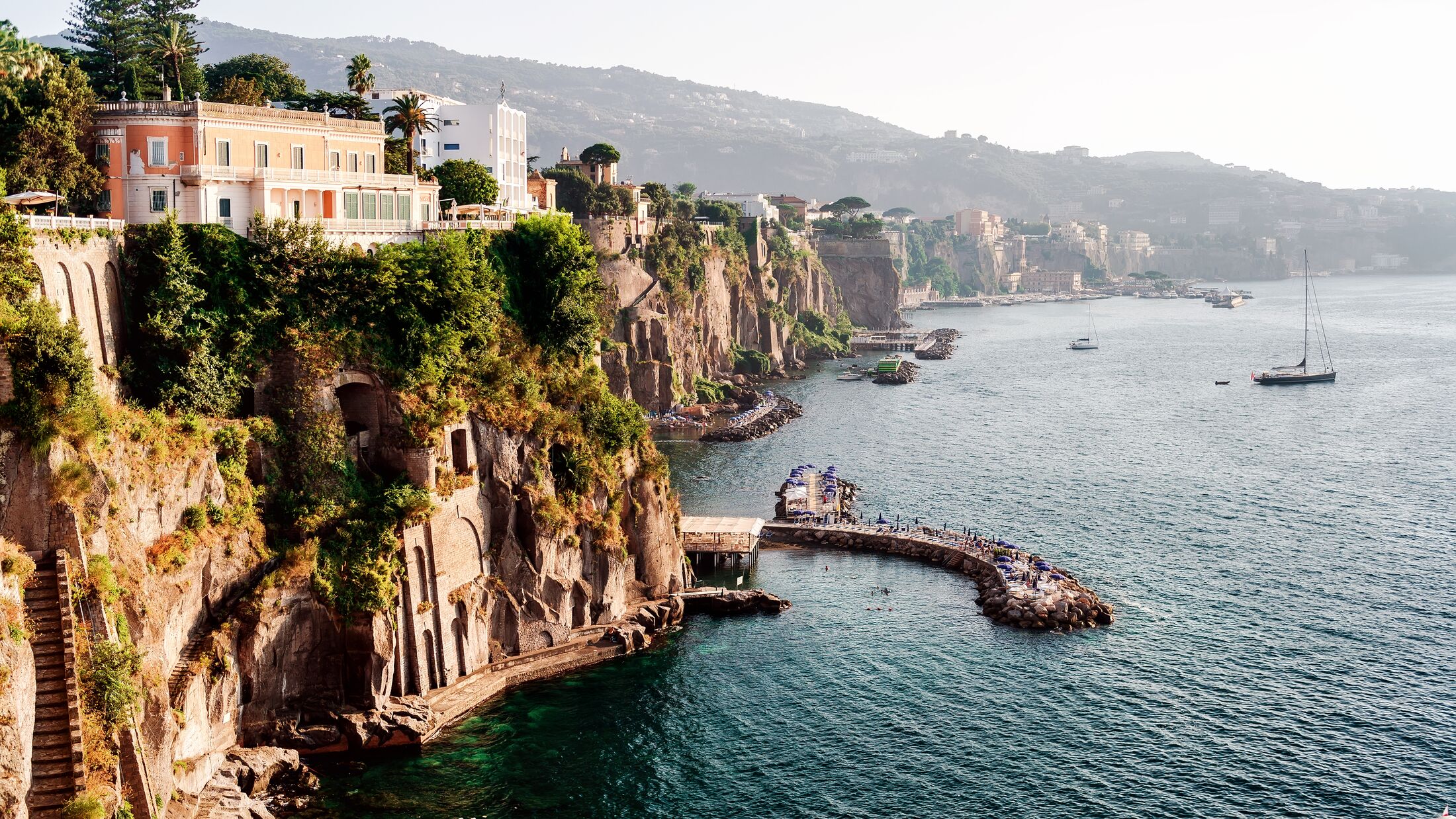 Coast of Piano di Sorrento. Italy