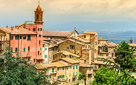 Old town Montepulciano, Tuscany, Italy